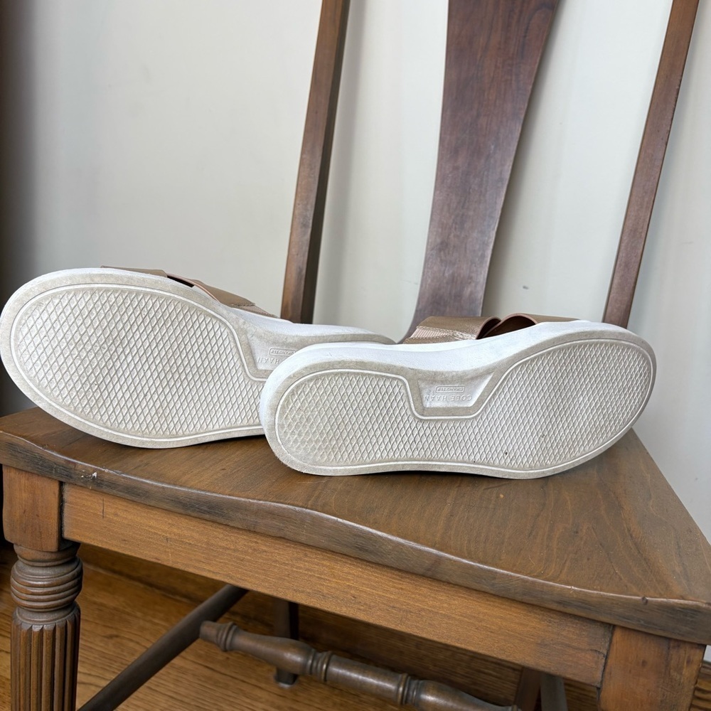 Cole Haan Metallic Rose Gold Sandals - Picture 8 of 11